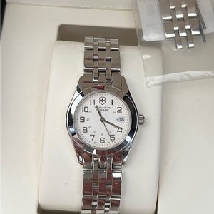 Victorinox water resistant stainless steel watch